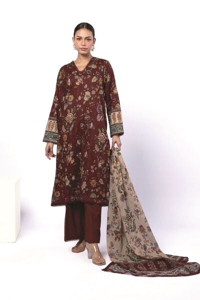 Printed | Broshia | Fabrics 3 Piece | AED 180.00