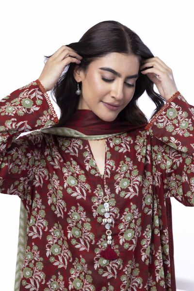 Printed | Cotton | Fabrics 3 Piece | AED 72.00