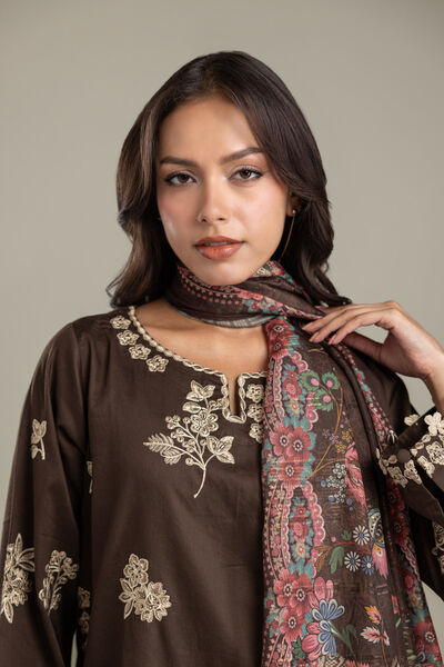 Embroidered | Polyester Silk | Dupatta | AED 130.00