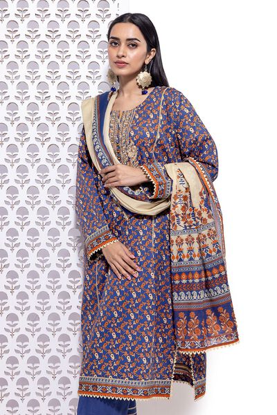 Lawn | Embroidered | Fabrics 3 Piece | AED 120.00