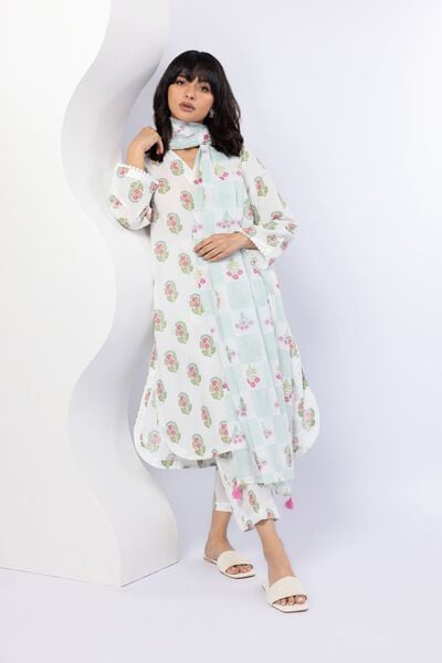 Printed | Cambric | Kurta | AED 80.00