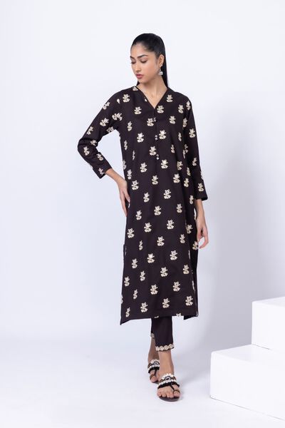 Embroidered | Crosshatch Poplin | Kurta | AED 80.00