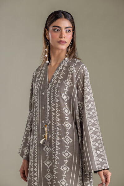 Printed | Light Khaddar | Light Khaddar Kurta | AED 150.00