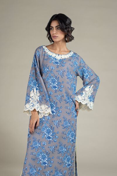 Embroidered | Raw Silk | Kurta | AED 160.00