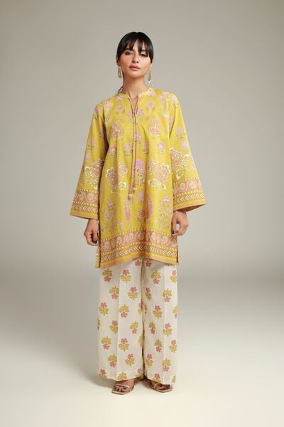 Printed | Cambric | Spring Floral Pants | AED 100.00
