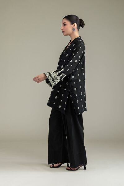 Embroidered | Cambric | Black Cambric Shalwar | AED 80.00