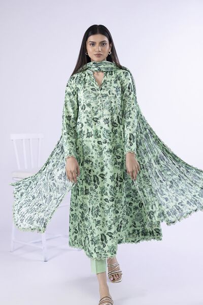 Printed | Voile | Dupatta | AED 80.00