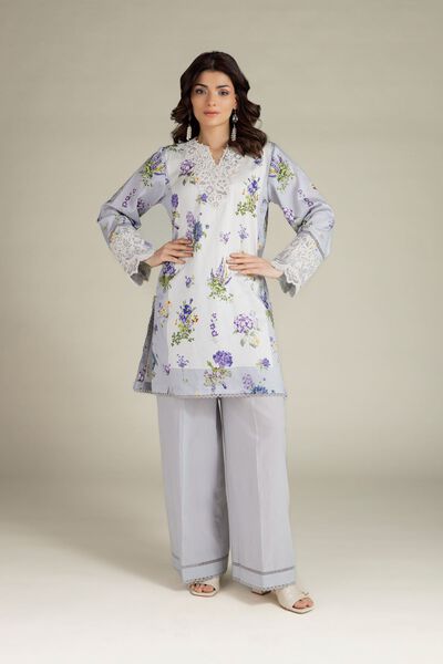 Embroidered | Satin | Fabrics 2 Piece | Top and Bottom | AED 150.00
