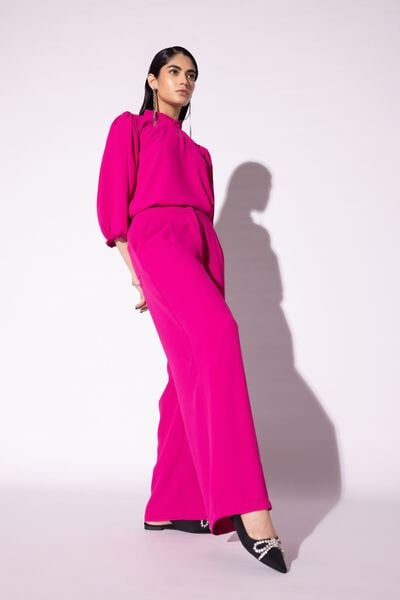 Dyed | Heavy Georgette | Trousers | AED 30.00