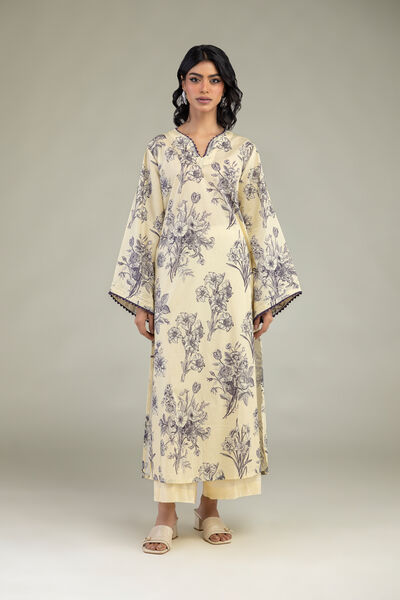 Embroidered | Cambric | Cambric Pants | AED 100.00