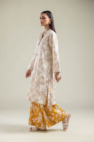 Printed | Cotton Dobby | Cotton Floral Pants | AED 100.00