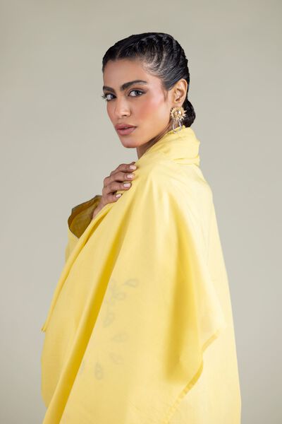 Embroidered | Textured Cotton | Solid Tassel Dupatta | AED 30.00