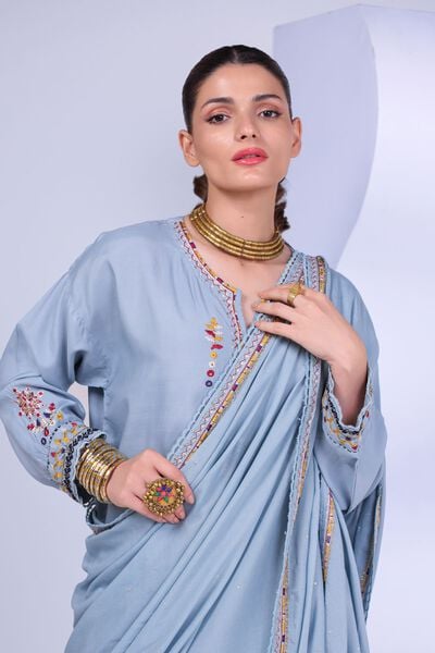 Embroidered | Light Thai Silk | Dupatta | AED 132.00