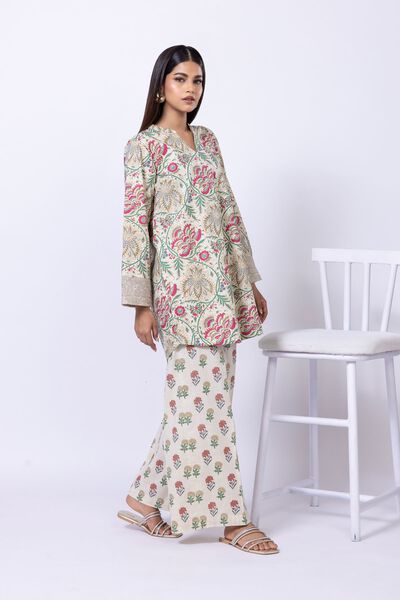 Printed | Crosshatch Poplin | Pants | AED 60.00