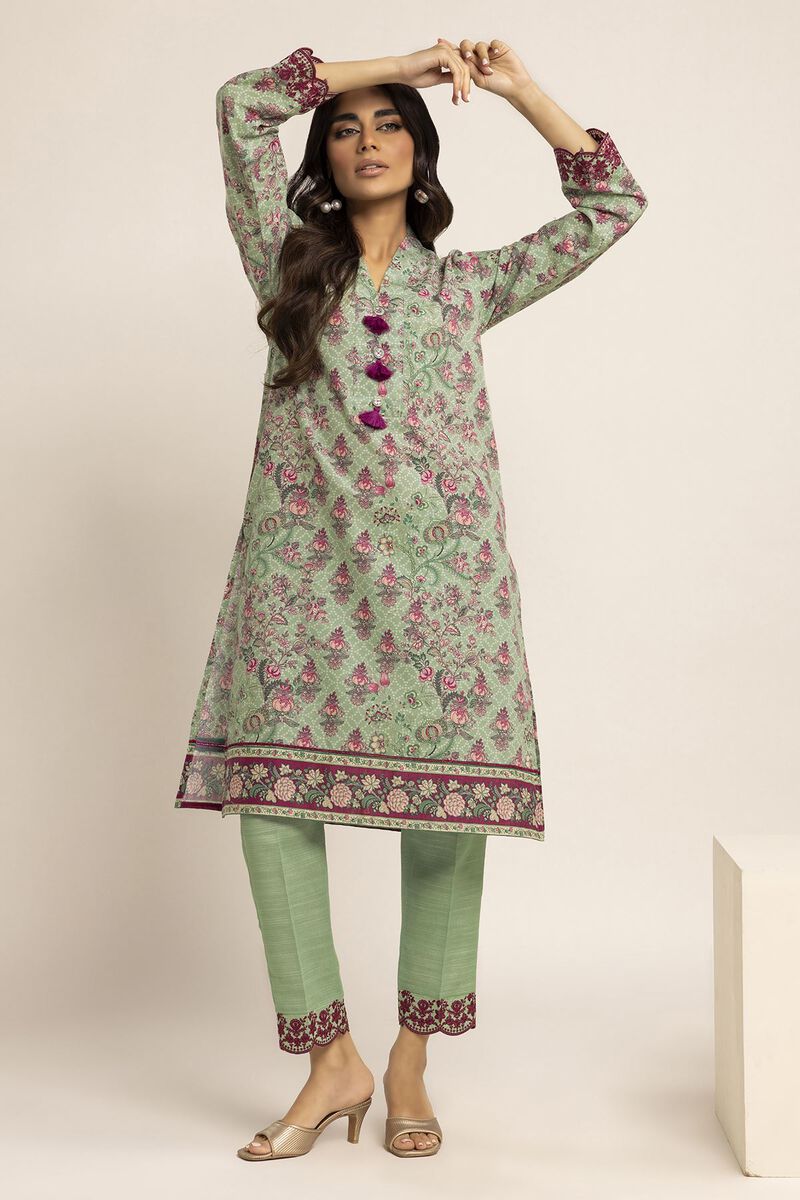 Slub Crosshatch | Embroidered | Fabrics 2 Piece | Top Bottoms | null