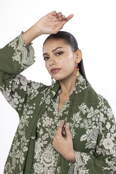 Printed |Light Khaddar | Fabrics 3 Piece | AED 140.00