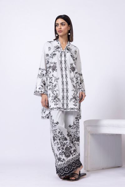 Printed | Crosshatch Poplin | Kurta | AED 50.00