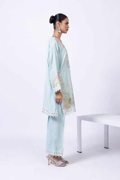 Embroidered | Thai Silk | Pants | AED 30.00