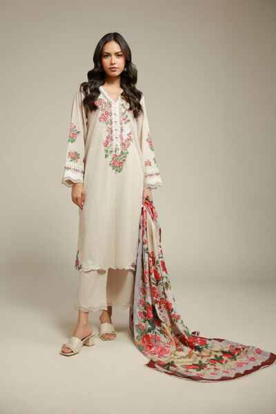 Embroidered | Dobby | Fabrics 3 Piece | AED 230.00