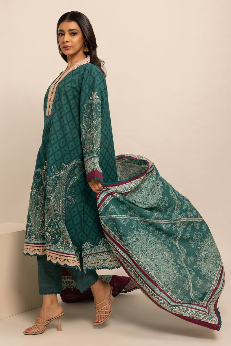 Embroidered | Light Khaddar | Fabrics 3 Piece | null