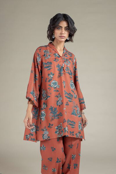 Printed | Raw Silk | Kurta | AED 100.00