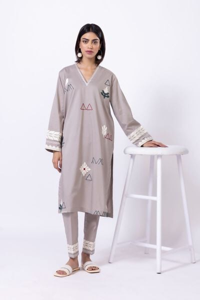Embroidered | Cambric | Kurta | AED 120.00