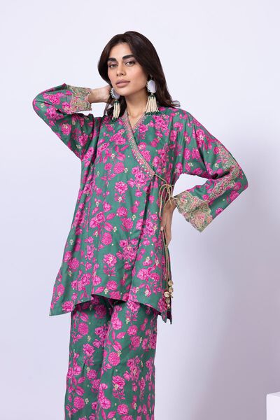 Embroidered | Russian Raw Silk | Kurta | AED 96.00