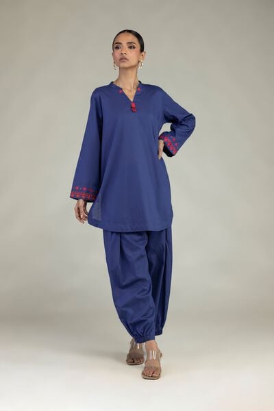 Embroidered | Cambric | Solid Cambric Shalwar | AED 80.00