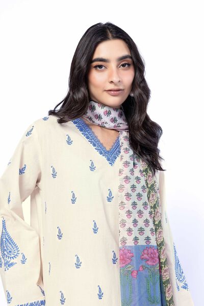 Embroidered | Cotton Dobby | Tailored 3 Piece | AED 300.00