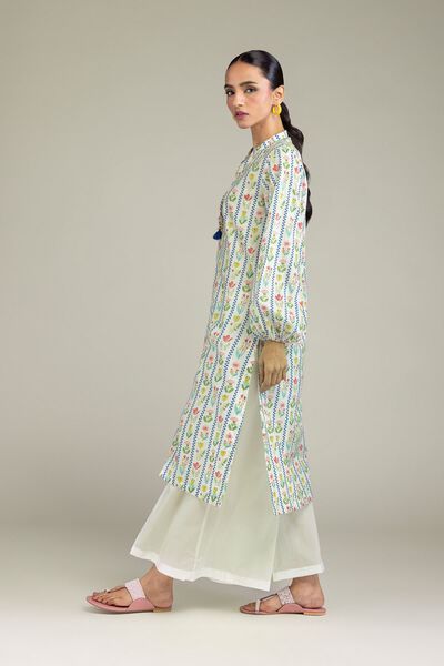 Printed | Cambric | Solid Spring Pants | AED 80.00