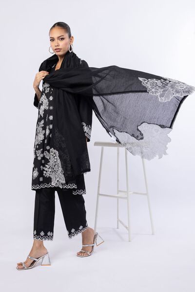 Embroidered | Cotton Net | Dupatta | AED 108.00