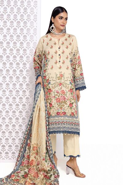 Jacquard | Printed | Fabrics 3 Piece | AED 70.00