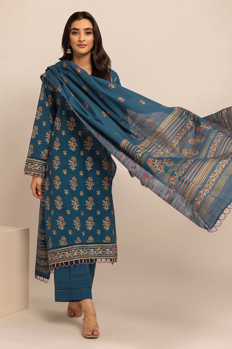 Printed | Khaddar | Fabrics 3 Piece | null