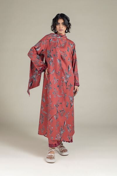 Embroidered | Raw Silk | Pants | AED 100.00