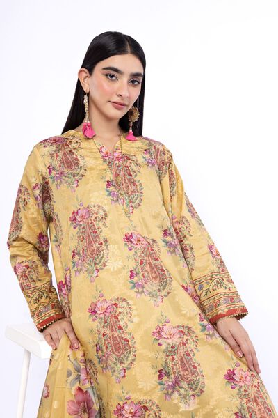 Printed | Jacquard | Tailored 3 Piece | AED 280.00