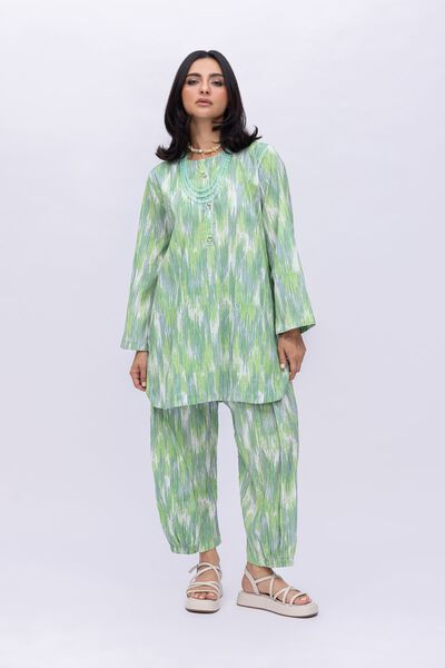 Printed | Ripple Crinkle | Kurta | AED 100.00