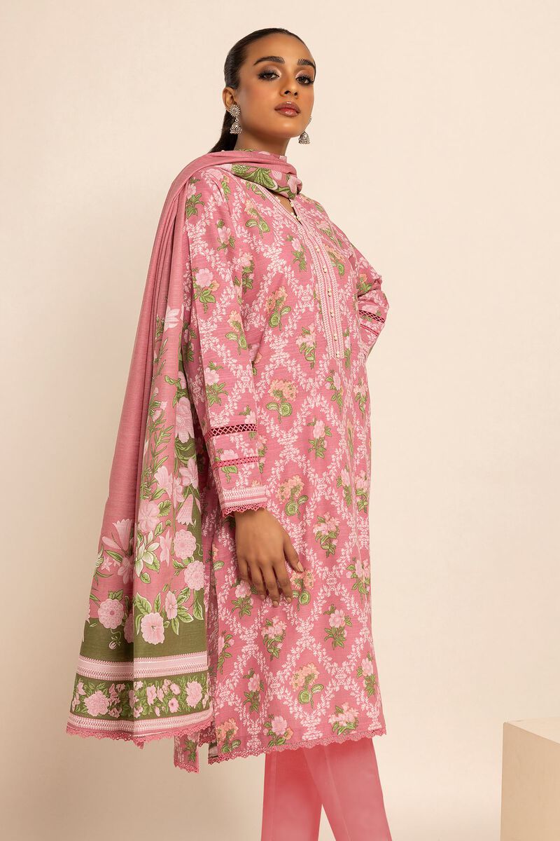 Printed | Light Khaddar | Fabrics 3 Piece | null