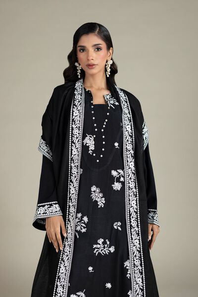 Embroidered | Raw Silk | Fabrics 3 Piece | AED 250.00