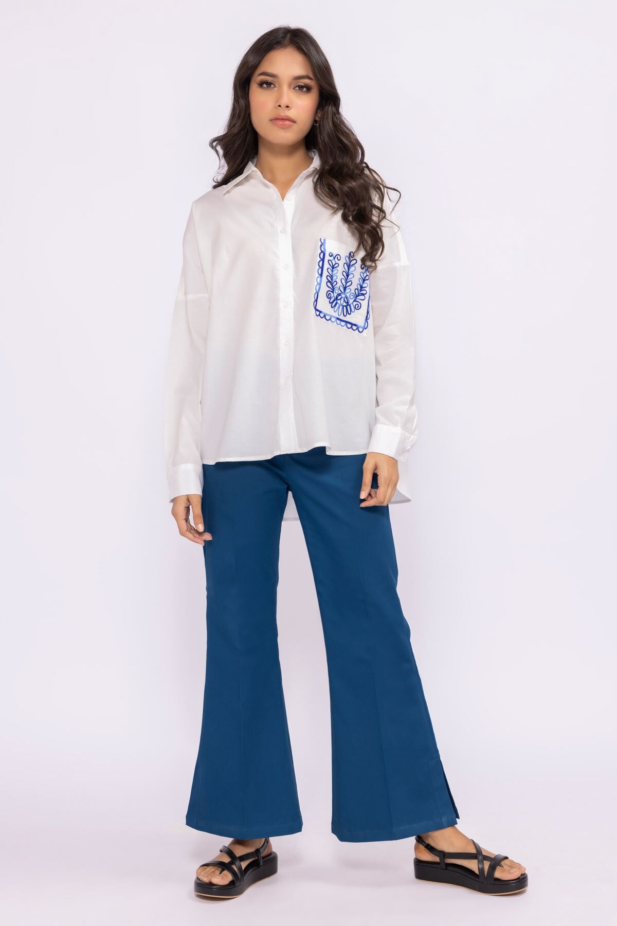 Buy Shirt Embroidered 30.00 AED 1001757918 Khaadi United