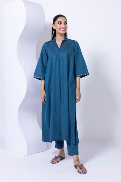 Embroidered | Chambray | Kurta | AED 60.00