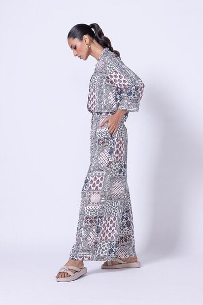 Printed | Viscose Crepe | Trousers | AED 24.00