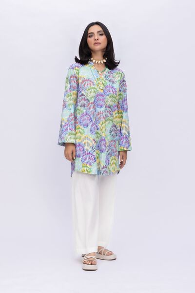 Printed | Ripple Crinkle | Kurta | AED 50.00