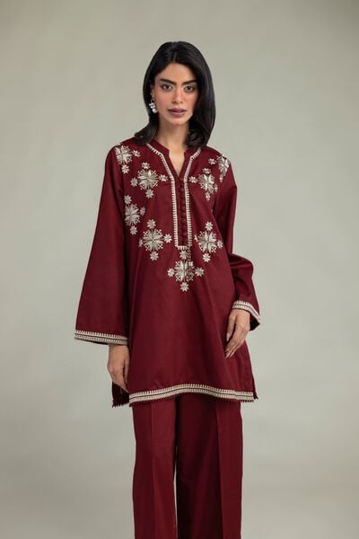 Embroidered | Cotton Dobby | Cotton Dobby Kurta | AED 180.00