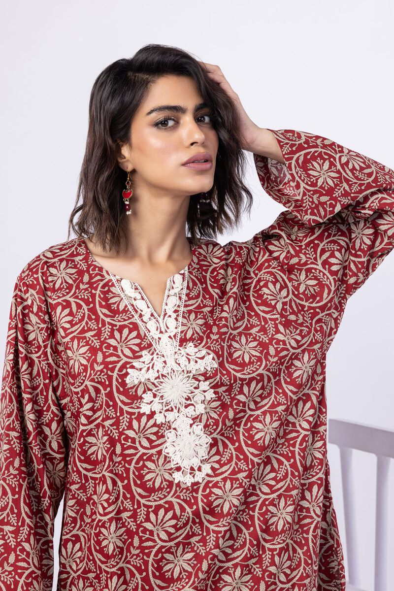 Embroidered | Cambric | Kurta | AED 80.00