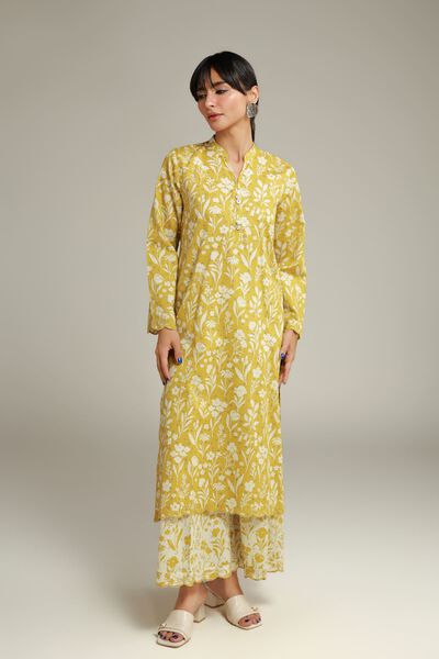 Embroidered | Cotton Dobby | Floral Cotton Pants | AED 130.00