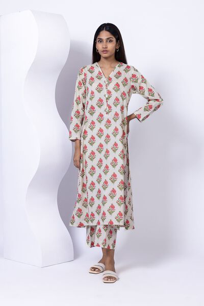 Printed | Cambric | Kurta | AED 40.00
