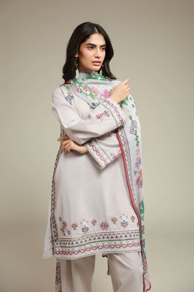 Embroidered | Cambric | Fabrics 3 Piece | AED 200.00