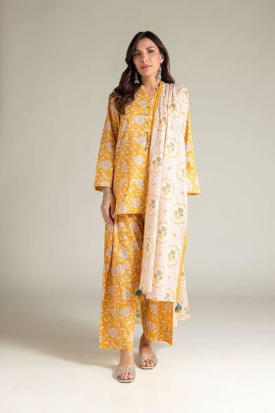 Embroidered | Textured Lawn | Floral Lawn Dupatta | AED 100.00