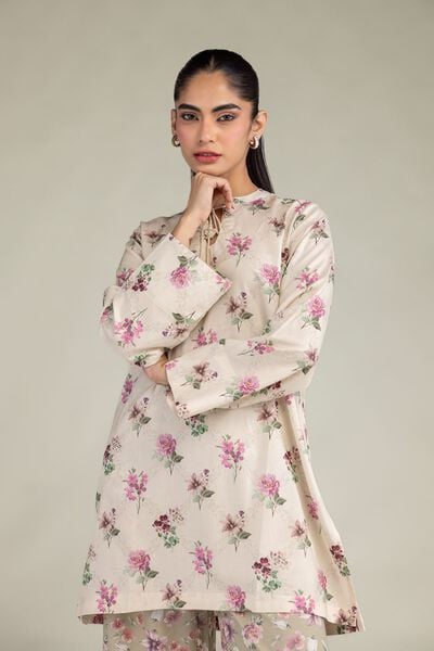 Printed | Cotton Viscose | Floral Short Kurta | AED 180.00