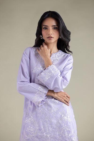 Embroidered | Cotton Dobby | Thread Work Kurta | AED 150.00